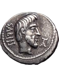 Roman Republic Titurius Sabinus 89BC Rare Silver Ancient Coin Rape of Sabine