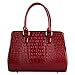 Hynes Victory Crocodile Pattern Top Handle Handbags