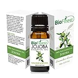 Biofinest Jojoba Oil - 100% Pure Cold-Pressed Unrefined- Certified Organic - Premium Grade - BEST Moisturizer for Face, Nails, Dry Hair & Skin - Gift & Traveling Pack (10ml)