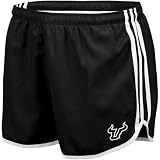 adidas South Florida Bulls Ladies Black Princess Running Shorts (Large)