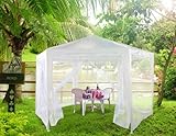 Quictent 11x13 Garden Canopy Party Wedding Tent W/ Nettings
