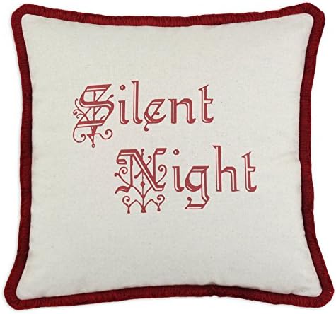 D'Kei Silent Night Pillow with Red Brush