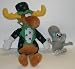 Search : Set of 8" Rocky and 17" Bullwinkle Plush Stuffed Toy Doll