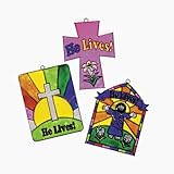 He Lives Sun Catchers (2 dz) by Fun Express