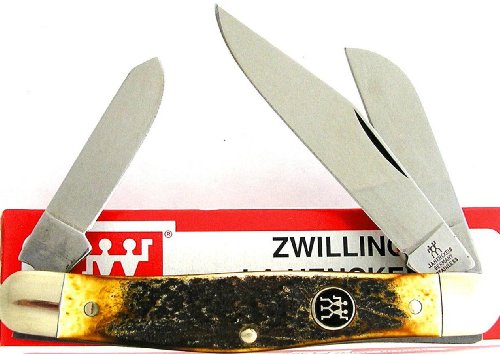 Henckels 3S Stockman Stag Handle Knife Solingen, Germany
