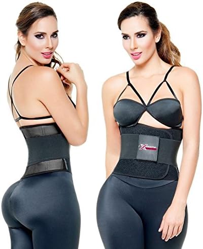 Belt Fitness Body Shaper Back Brace Waist Trimmer Abs &amp;  Back Lumbar Support (S (Fits 22.5 - 24.5 Inch Waist), Black)