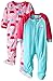 Gerber Girls' 2-Pack Blanket Sleeper, Cupcake, 3T