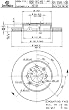 Brembo 25331 Front Disc Brake Rotor