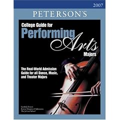 Peterson's College Guide for Performing Arts Majors