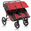 Baby Jogger Summit 360 Triple Jogging Stroller, Red Black