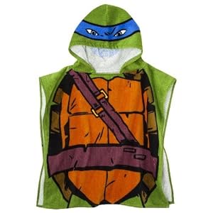 Nickelodeon Teenage Mutant Ninja Turtles Hooded Bath Towel Poncho