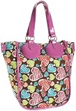 Prezzo Oversized Canvas Tote,Brown,one size