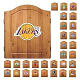 NBA Team Logo Dartboard Cabinet Set