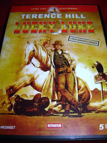Lucky Luke / 5 Disc Special Collector's Edition / Region 2 PAL DVD / Audio: English, Hungarian / Subtitle: Hungarian, Romanian / Starring: Amy Lawrence, Bo Greigh, Dominic Barto, Fritz Sperberg, John Furlong / Director: Terence Hill, Ted Nicolaou / 560 Minutes