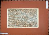 1929 COLOUR MAP VILLACH AUSTRIA LIENZ SPITTAL AMPEZZO