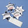 Metal Sheriff Badges (1 dz)