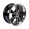 Hurst Dazzler Black Accent/Clear Coat Wheel with Mirror Machined Face (15x6"/5x114.3mm)