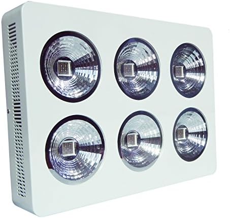 Roleadro 600w LED Grow Light 6×100watt Plant Growing Light with Reflector