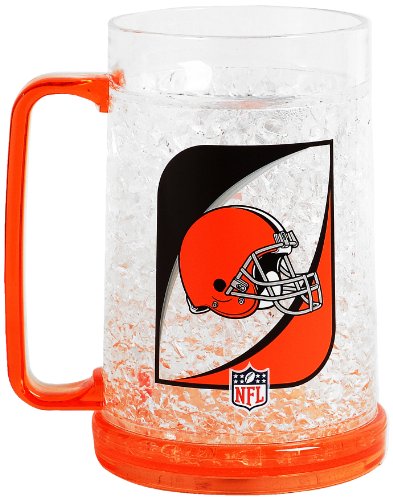 NFL Cleveland Browns 16-Ounce Crystal Freezer Mug