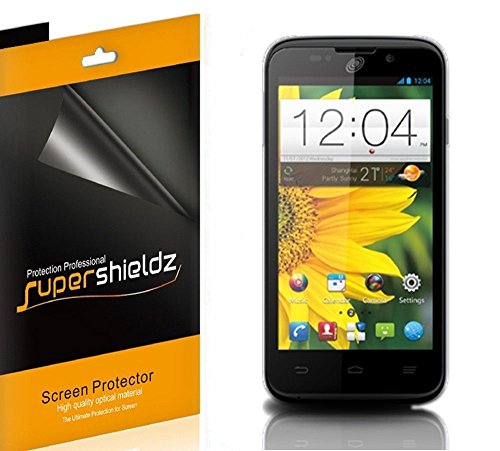 [6-Pack] SUPERSHIELDZ- Anti-Glare & Anti-Fingerprint (Matte) Screen Protector Shield For ZTE Majesty (Straight Talk ,Net10) + With Lifetime Replacements Warranty [6 Pack]- Retail Packaging