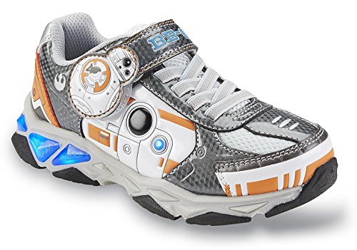 Disney Star Wars BB-8 Gray Droid Boys Light Up Shoe