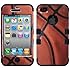 MYBAT Basketball-Sports Collection/Black TUFF Hybrid Phone Protector Cover for APPLE iPhone 4S/4