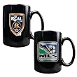 Real Salt Lake Soccer 2pc Black Ceramic Mug Set - Primary Team Logo & MLS Logo MAJOR-LEAGUE-SOCCER Soccer
