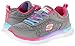 Skechers girls 81885l Skech Flawless Flyer - fashion sneakers, Gray/Pink/Purple, 12 Little Kid US