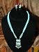 Lakh Kundan Aqua Necklace Jewelry Set Belly Dance/Dangling Earrings(Brand New) Free Shipping
