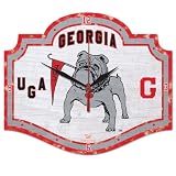 Wincraft Georgia Bulldogs College Vault High Definition Clock