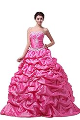 Strapless Lace   Ball Gown Quinceanera Dress/Party Dress 