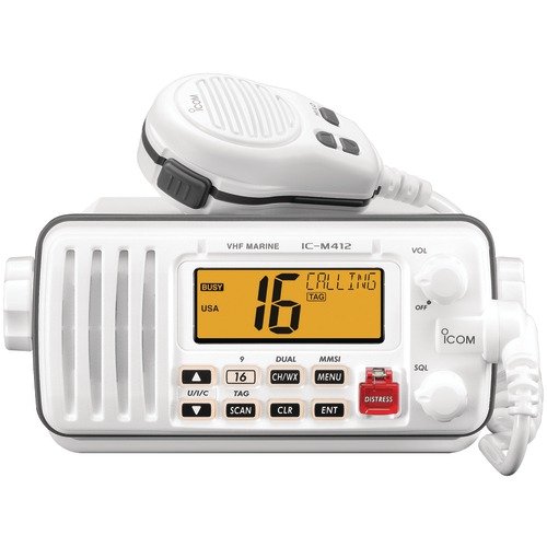 NEW ICOM M412 11 FIXED-MOUNT 25W VHF MARINE RADIO 