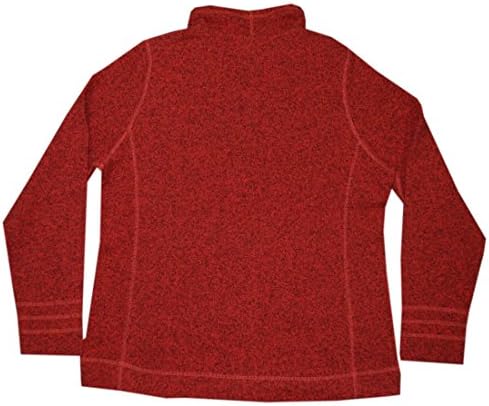 The North Face Womens Performance Zip-Up Polar Fleece Winter Jacket XL Red