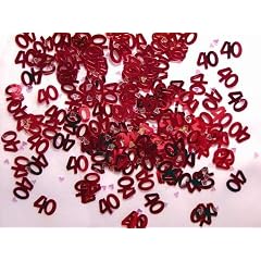 Folien-Konfetti 40 ROT