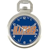 Game Time Men's University Of Illinois Pocket Watch #COL-PW-ILL