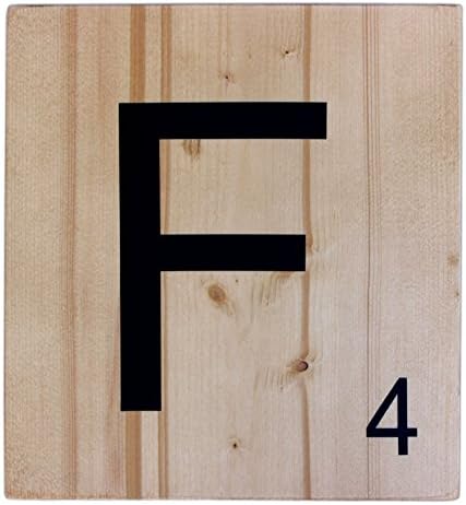 9.5" x 9.5" Oversized Board Game Letter Tile (F)