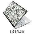 Netbook Skins Fits Acer, Asus, MSI, HP, Samsung - Big Ballin