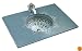 Kohler K-14031-BU-96 Marrakesh Design on Vitreous Countertop with Single-Hole Faucet Drilling, Biscuit
