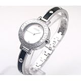 Coach Watch - Bridgit Signature C Womens Silver Black Bracelet Wrist Watch W706