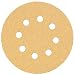 DEWALT DW4310 5-Inch 8 Hole 100 Grit Hook and Loop Random Orbit Sandpaper (25-Pack)