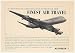 1965 Alitalia Airlines Jet Aircraft Finest Air Travel Print Ad (46301)