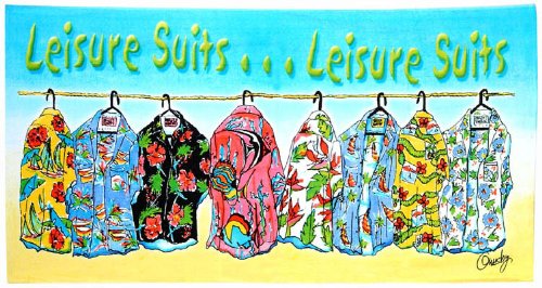 100% Cotton Crazy Suits Beach Towel