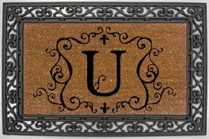Monogram Coir Doormat - U