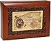 Cottage Garden Music Box - 1St Anniversary Plays Light Up My Life With Ornate Woodgrain Finish