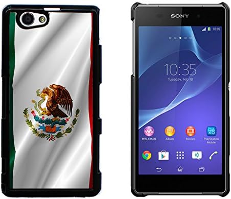 Mexican FLAG Colorful Printed Hard Protective Back Case Cover Shell Skine For Sony D5503 M51w xperia Z1 Mini Compact