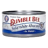 Bumble Bee Solid White Albacore in Water, 12-Ounce Can (Pack of 5)