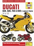 Ducati 600, 620, 750 & 900 2-valve V-twins '91 to '05 (Haynes Service & Repair Manual)