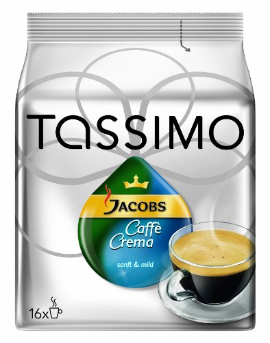Tassimo Jacobs Krönung Caffè Crema Sanft & Mild, 3er Pack (3 x 16 Portionen) Tassimo Jacobs Krönung Caffè Crema Sanft & Mild, 3er Pack (3 x 16 Portionen)