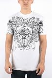 Affliction - Mens Combine T-Shirt In Vintage White