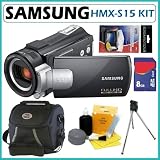 Samsung HMX-S15 High Definition WiFi Camcorder with 32GB SSD Memory and 3.5-inch Touch Screen LCD + 8GB Accessory Kit